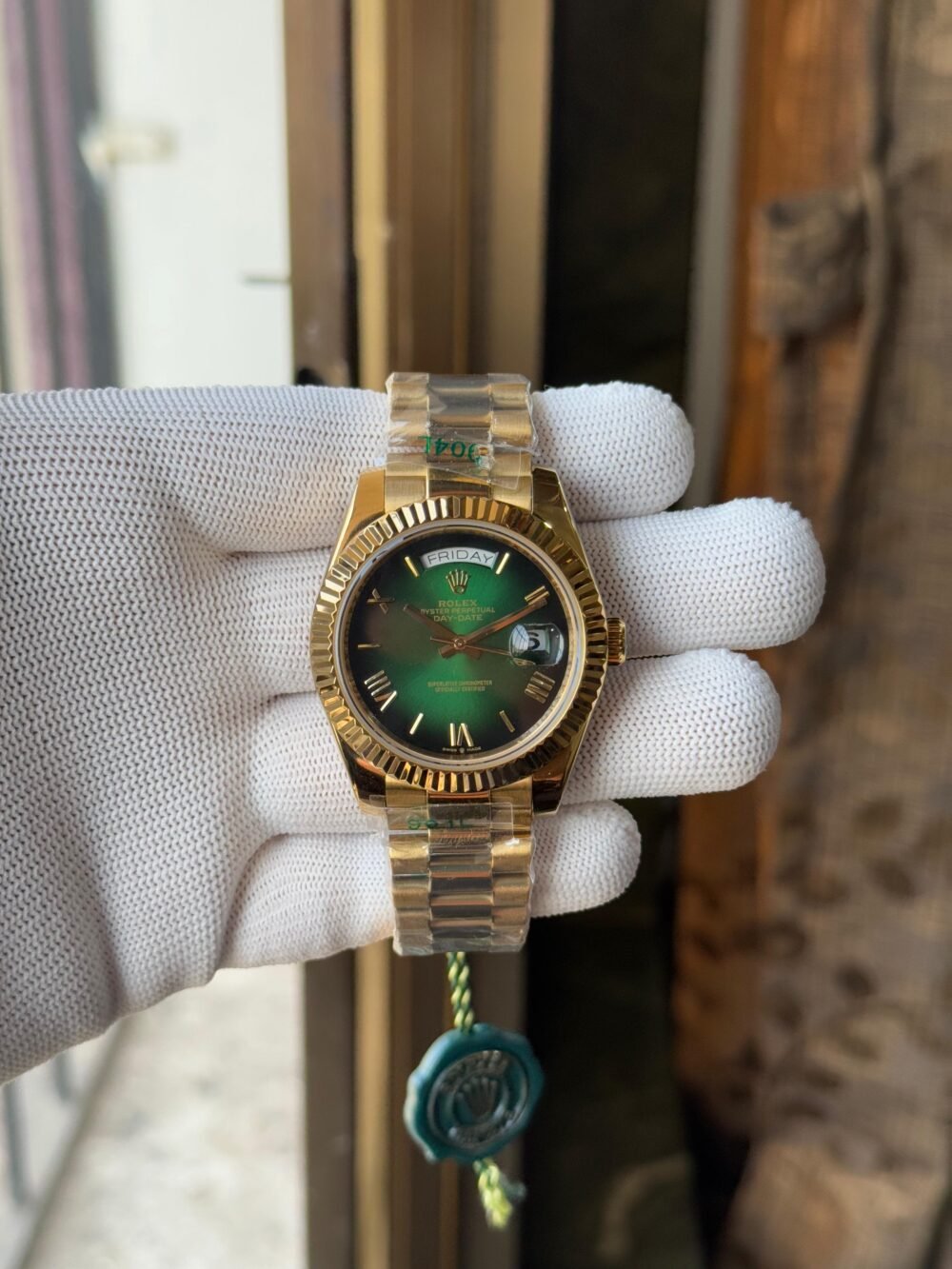 Rolex Day-Date 40 228238 | Green Ombre